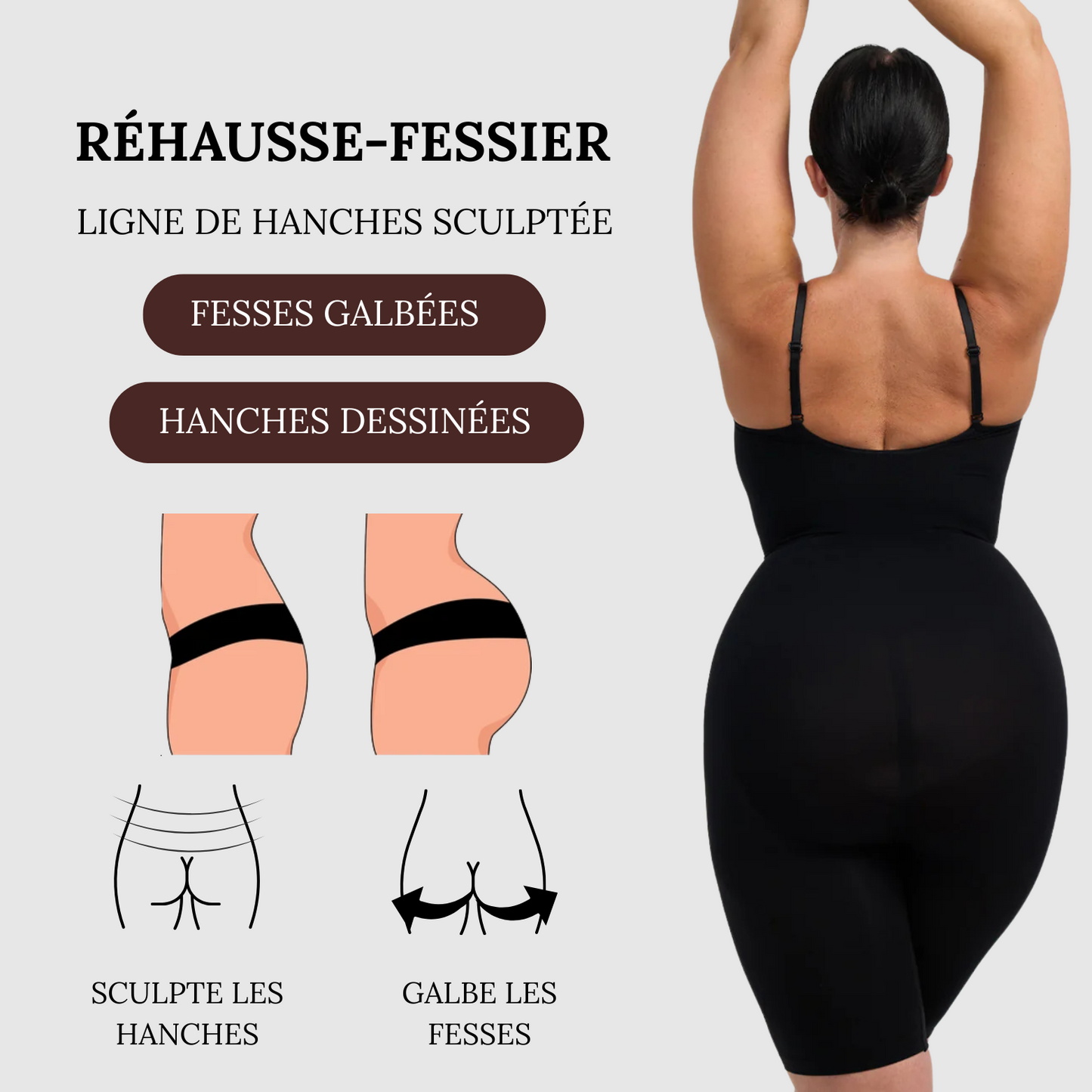 Body Short Gainant - Shapewear